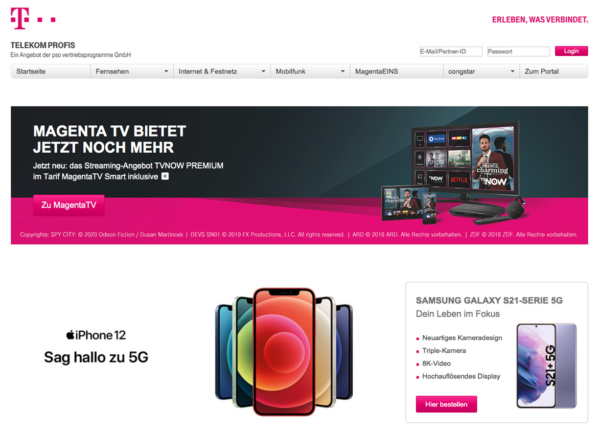 EDV-Prüfer: Telekom-Profis-Shop: Internet, Fernsehen, Mobilfunk